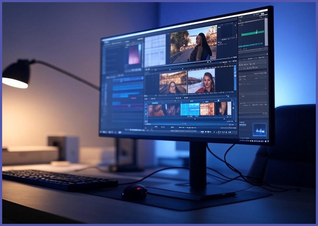 메가컴 4K 영상편집 컴퓨터 고사양 유튜브 동영상 프리미어 프로 방송용 영상편집용 PC 인텔 i5 - 이미지 1