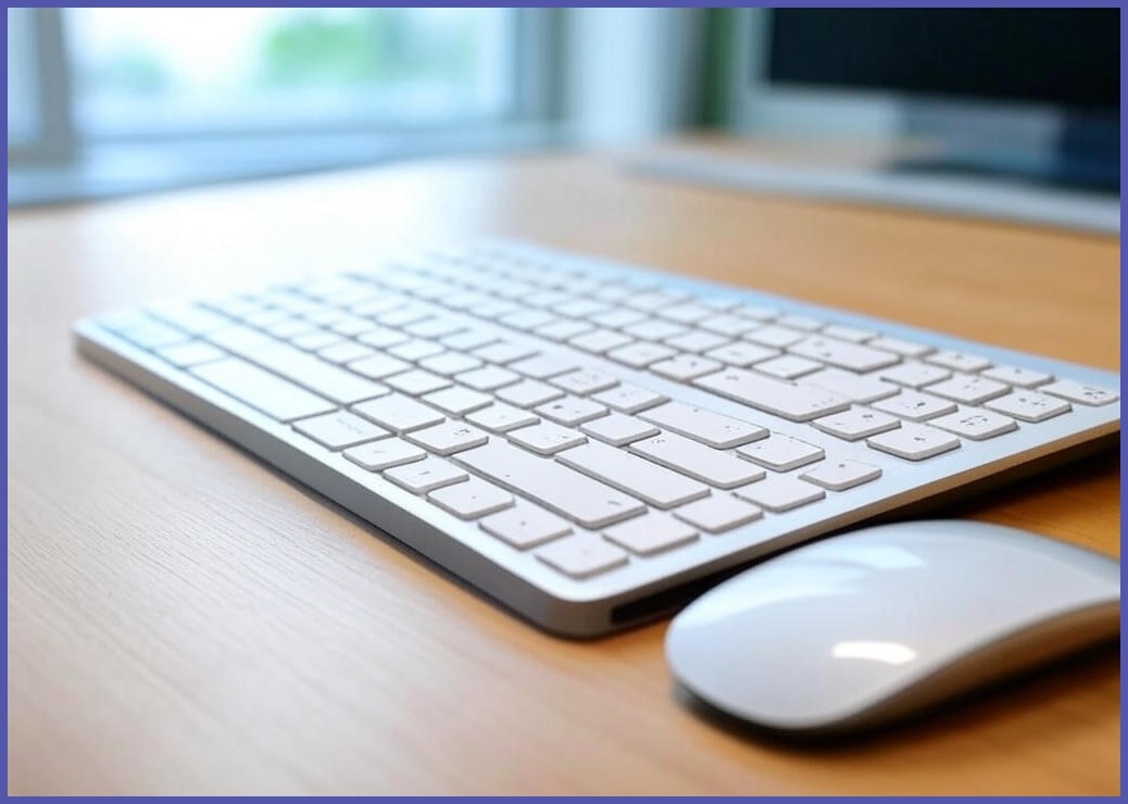 지클릭커 OFFICEPRO 인체공학 펜타 무선 키보드 + 무소음 마우스 세트, 실버 + 화이트, 인체공학, WMK20